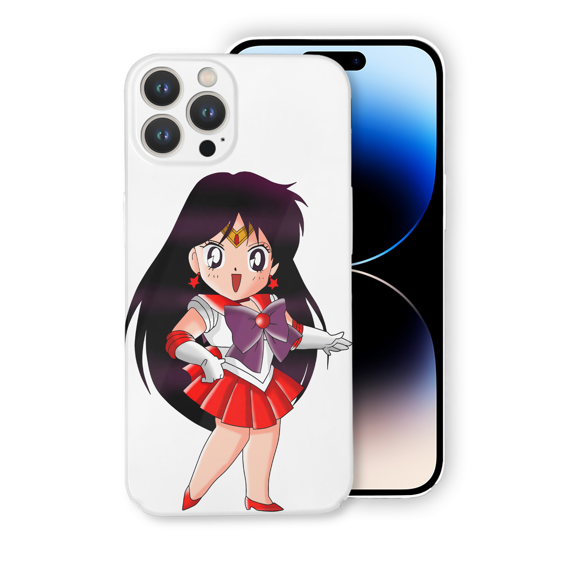 （画像用） 美少女戦士セーラームーン 火野レイ ひの レイ Sailor Moon Hino Rei （セーラーマーズ,Sailor Mars） 【iPhone 14シリーズ対応】ハードケース